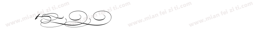 BickhamScript 400字体转换